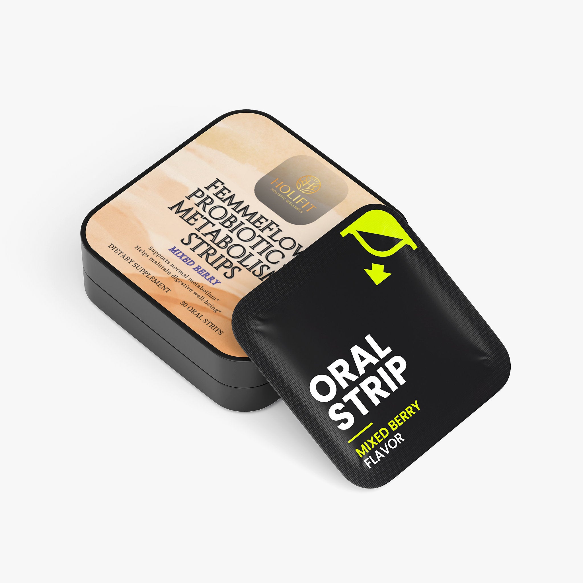 FemmeFlow Probiotic + Metabolism Strips