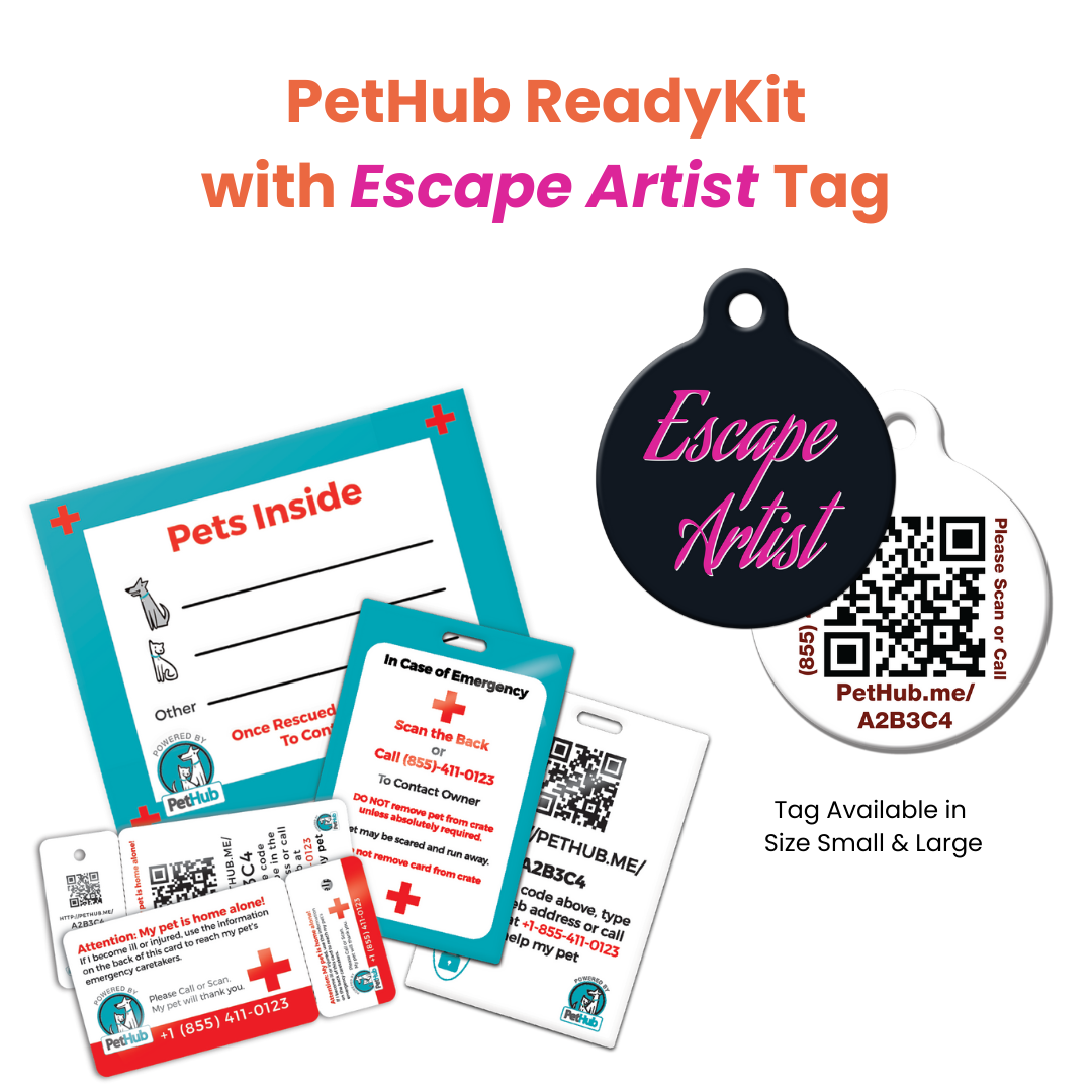 PetHub QR Pet ID Comprehensive ReadyKit – Complete Emergency Kit